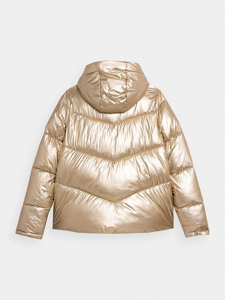 4F Ski-/ Snowboardjacke In Gold – Bild 2