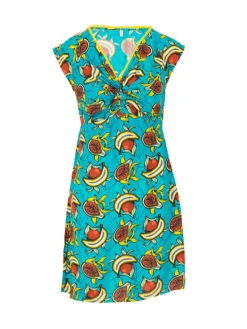 Blutsgeschwister Kleid "Kap Knot Papaya Punch" In Bunt