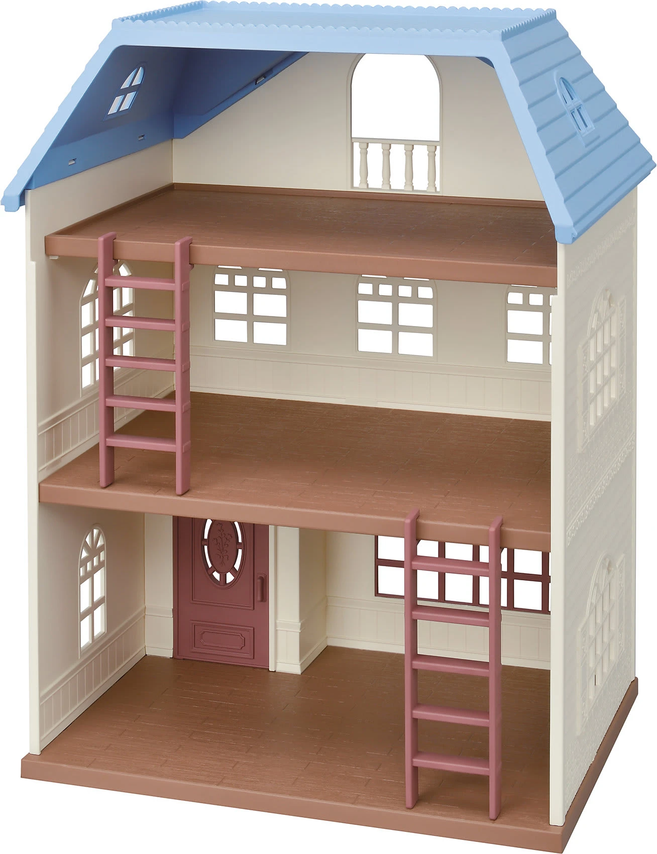 Epoch Sylvanian Families Himmelblaues Dreistöckiges Haus Geschenk Set, Limitiert – Bild 3