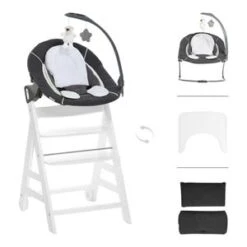 HAUCK Treppenhochstuhl Beta+ Inklusive Bouncer In Weiß