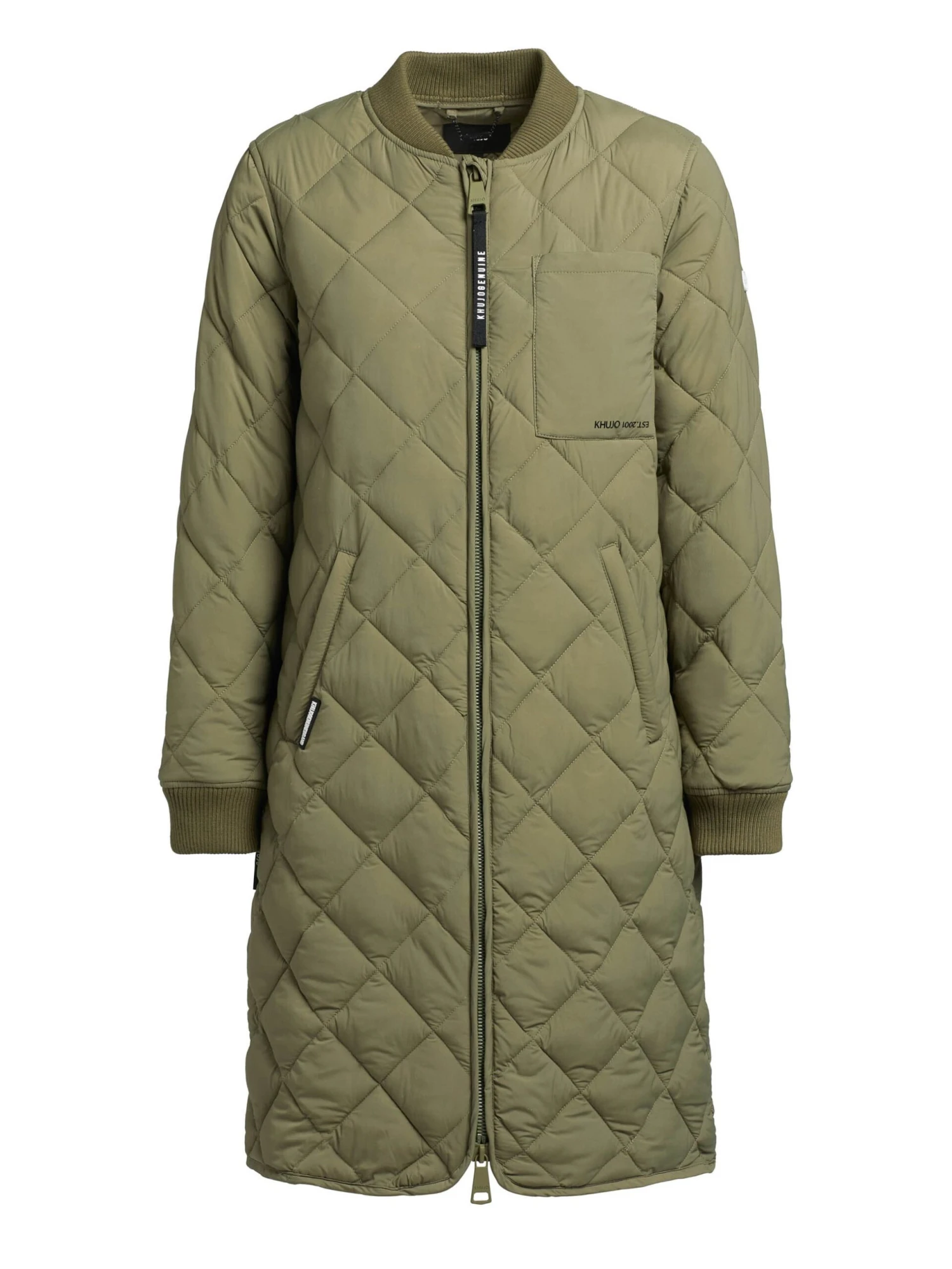 Khujo Mantel MARY In Olivgrün