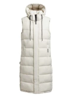 Khujo Weste TOURIN MATT In Cremeweiß