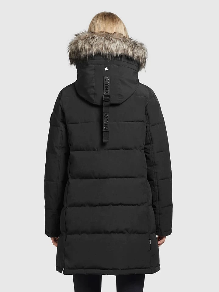 Khujo Wintermantel "Cloren" In Schwarz – Bild 2