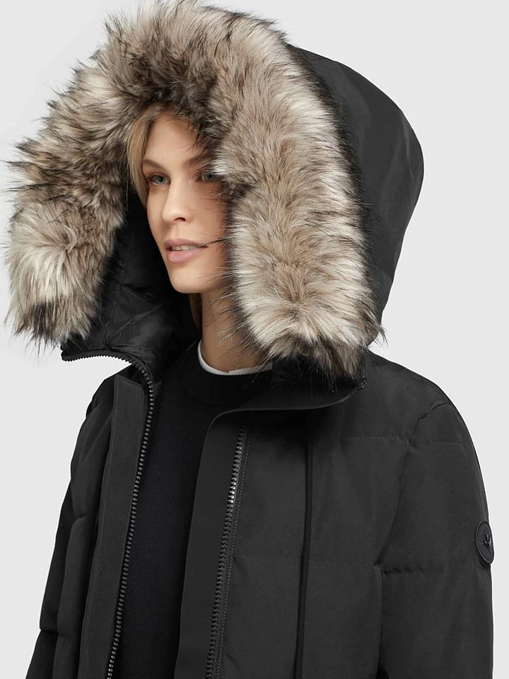 Khujo Wintermantel "Cloren" In Schwarz – Bild 6