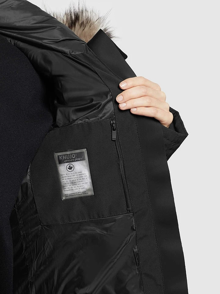 Khujo Wintermantel "Cloren" In Schwarz – Bild 7
