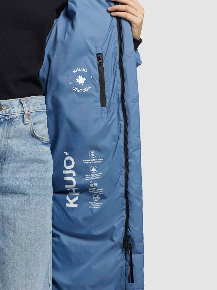 Khujo Wintermantel "Julina Matt" In Blau – Bild 7