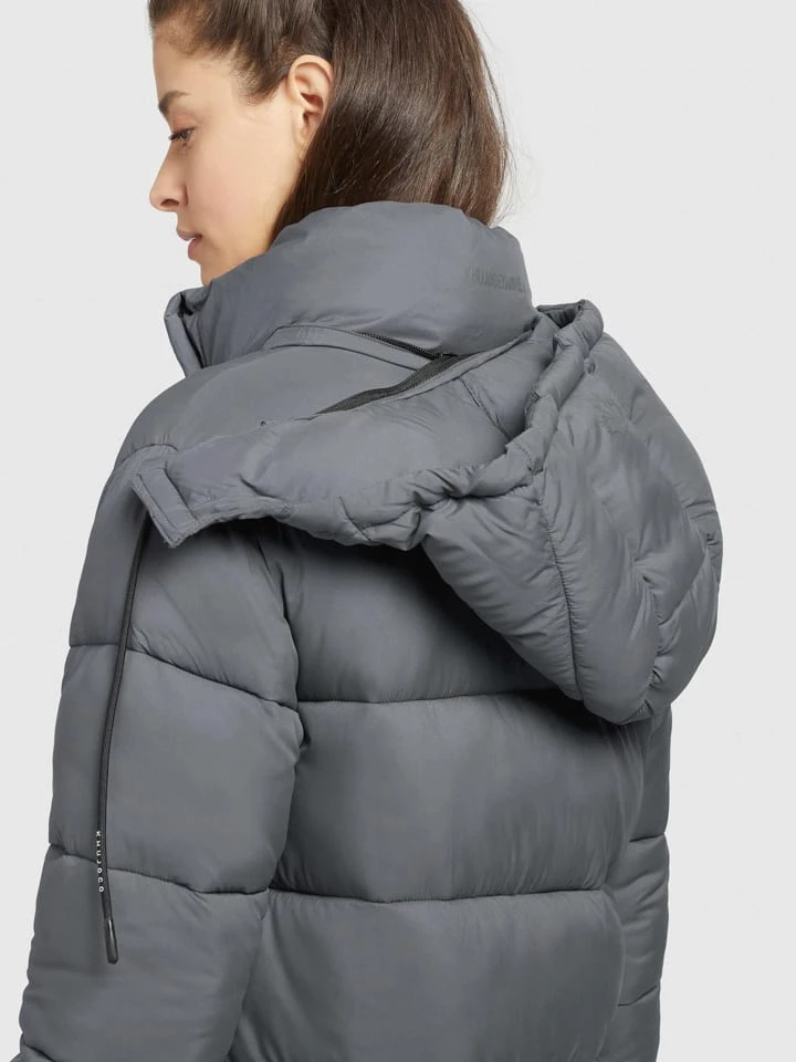 Khujo Wintermantel "Julina Matt" In Grau – Bild 7