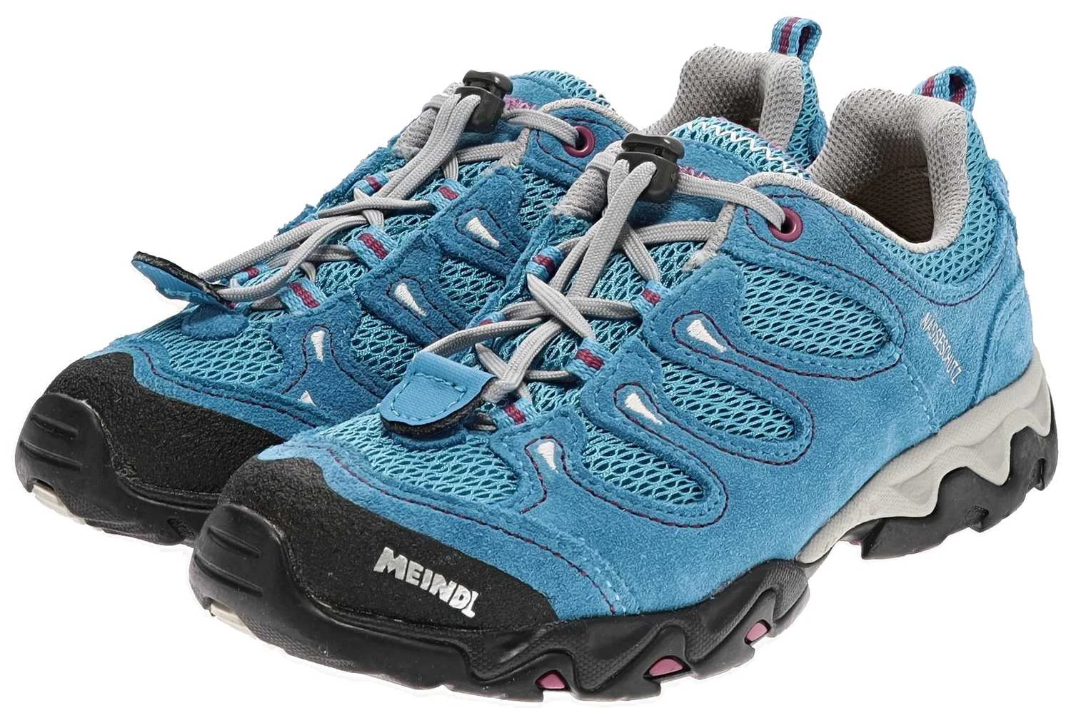Meindl Hikingschuhe Tarango Junior In Hellblau/Magenta – Bild 3
