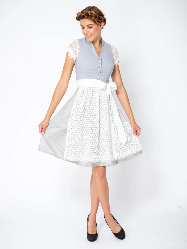 Dirndl "Xara" In Grau – Bild 4