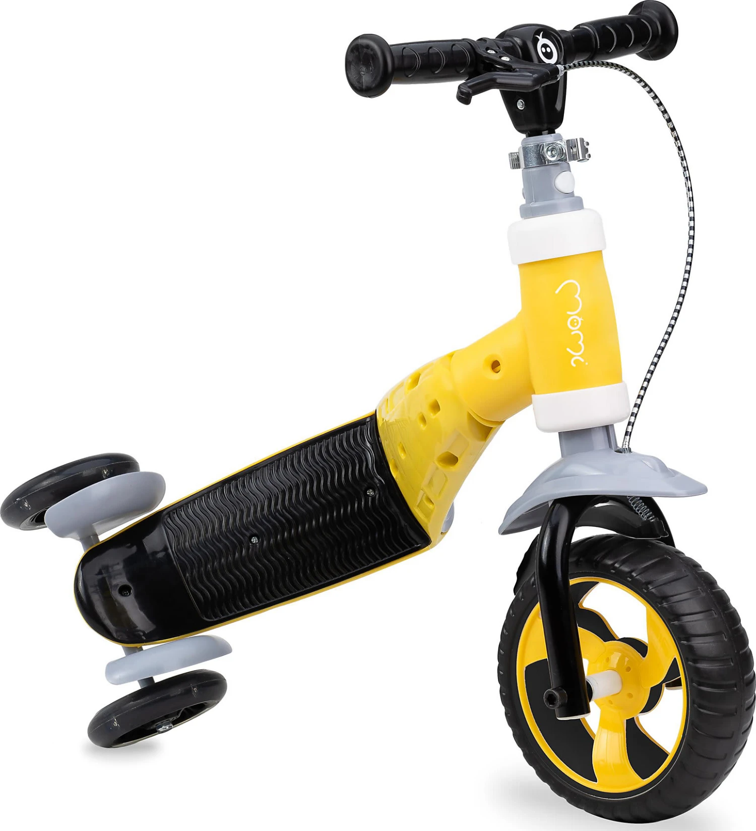 ELIOS 2 In 1 Laufrad Und Scooter, Gelb – Bild 3