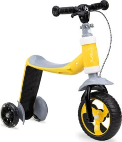 ELIOS 2 In 1 Laufrad Und Scooter, Gelb