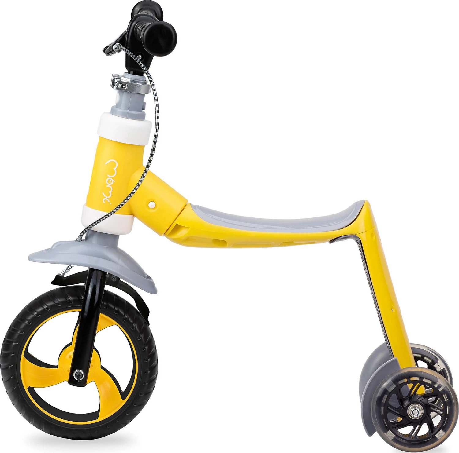 ELIOS 2 In 1 Laufrad Und Scooter, Gelb – Bild 4