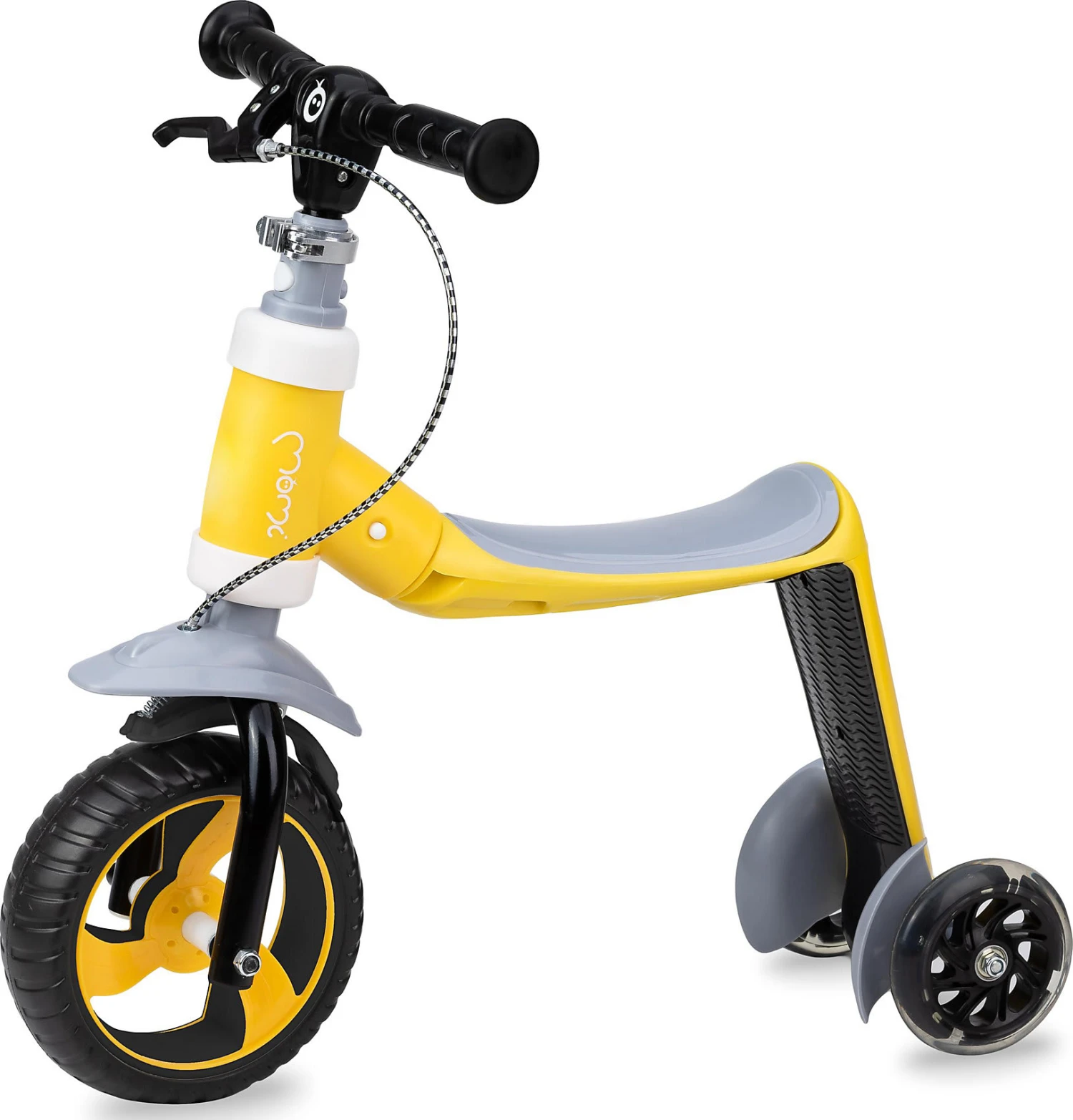 ELIOS 2 In 1 Laufrad Und Scooter, Gelb – Bild 7