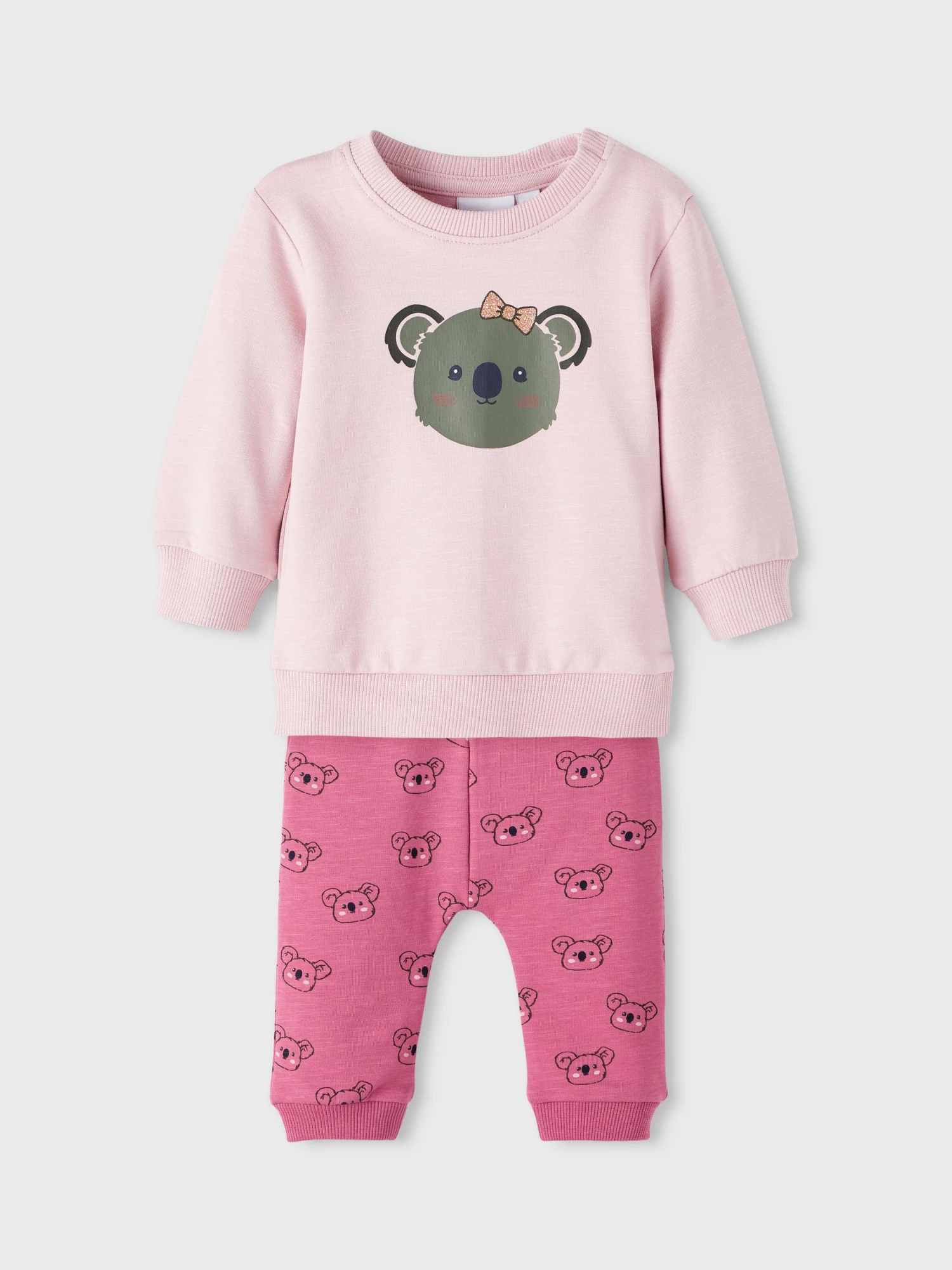 NAME IT 2-teiliges Set Sweatshirt & Hose In Burnished Lilac – Bild 2