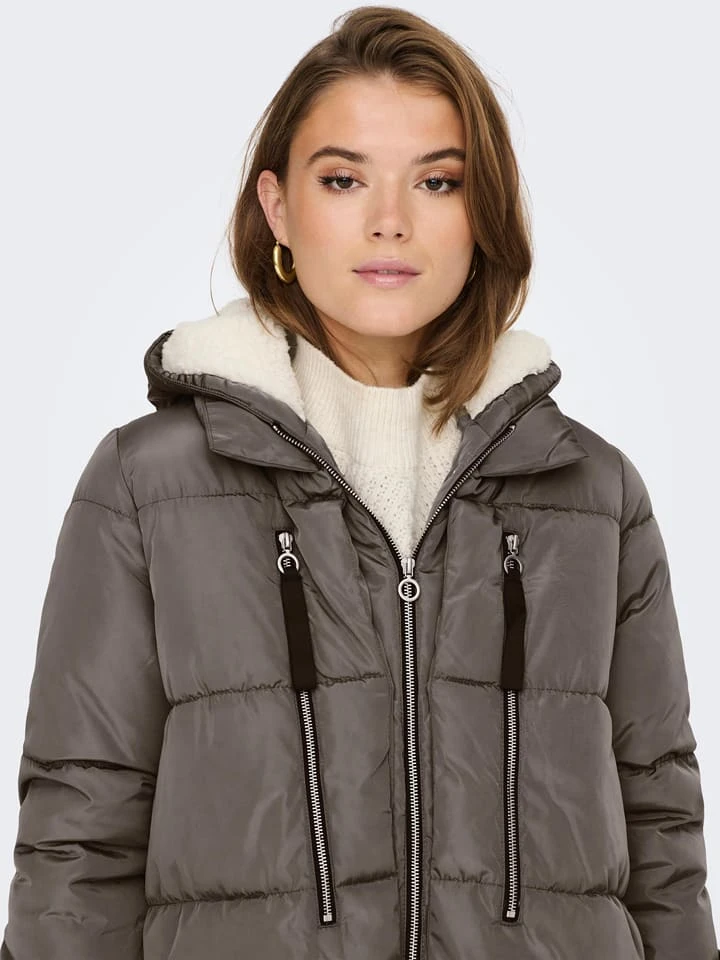 ONLY Wintermantel "Nora" In Grau – Bild 3