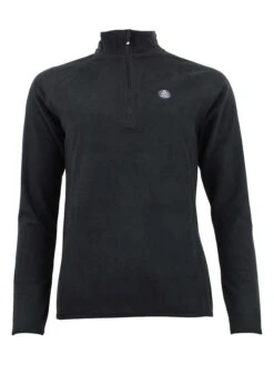 Fleecepullover In Schwarz