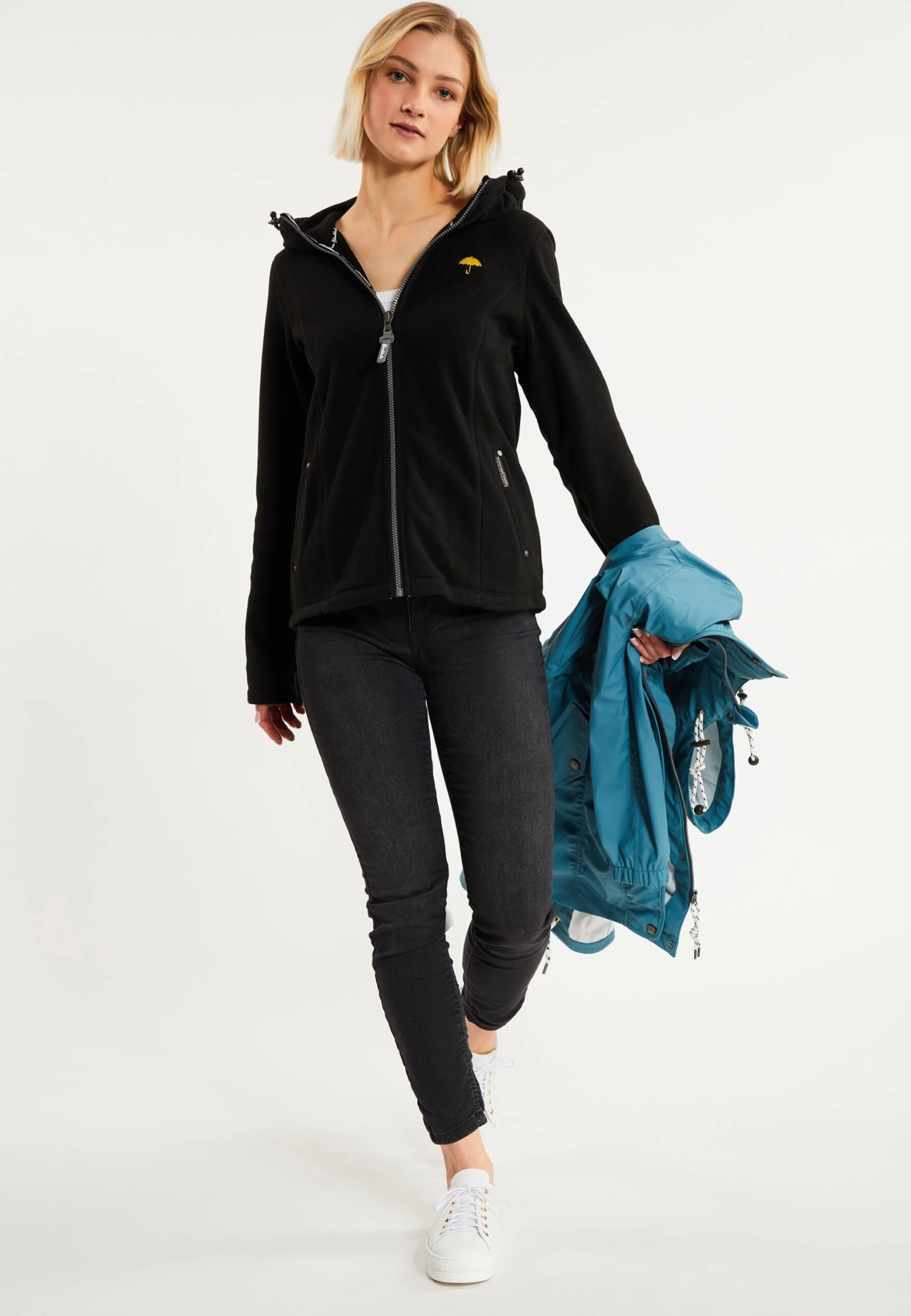 Schmuddelwedda 3-In-1 Regenmantel Altiplano In Jadeblau – Bild 6