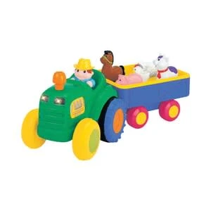 Traktor Mit Anhänger In Mehrfarbig – Bild 2