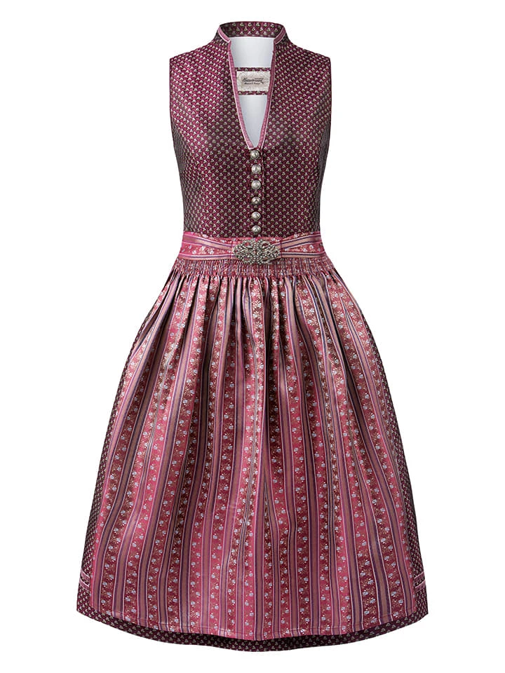 Dirndl "Maelys" In Bordeaux – Bild 2