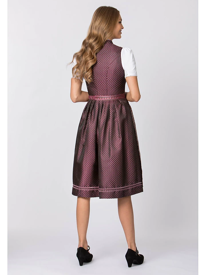 Dirndl "Maelys" In Bordeaux – Bild 3