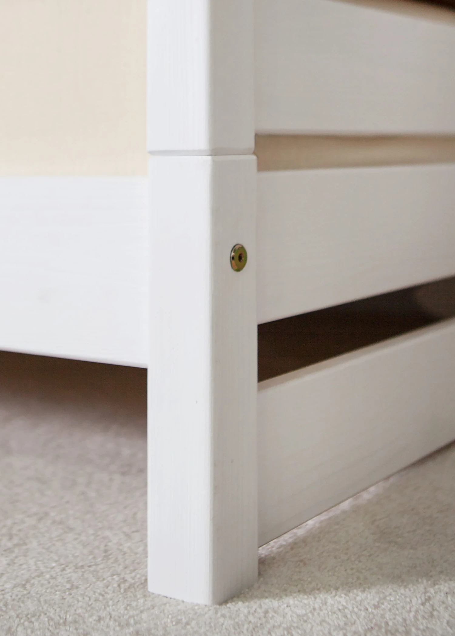 Stapelliege Stapelbett Gästebett In Weiß – Bild 7