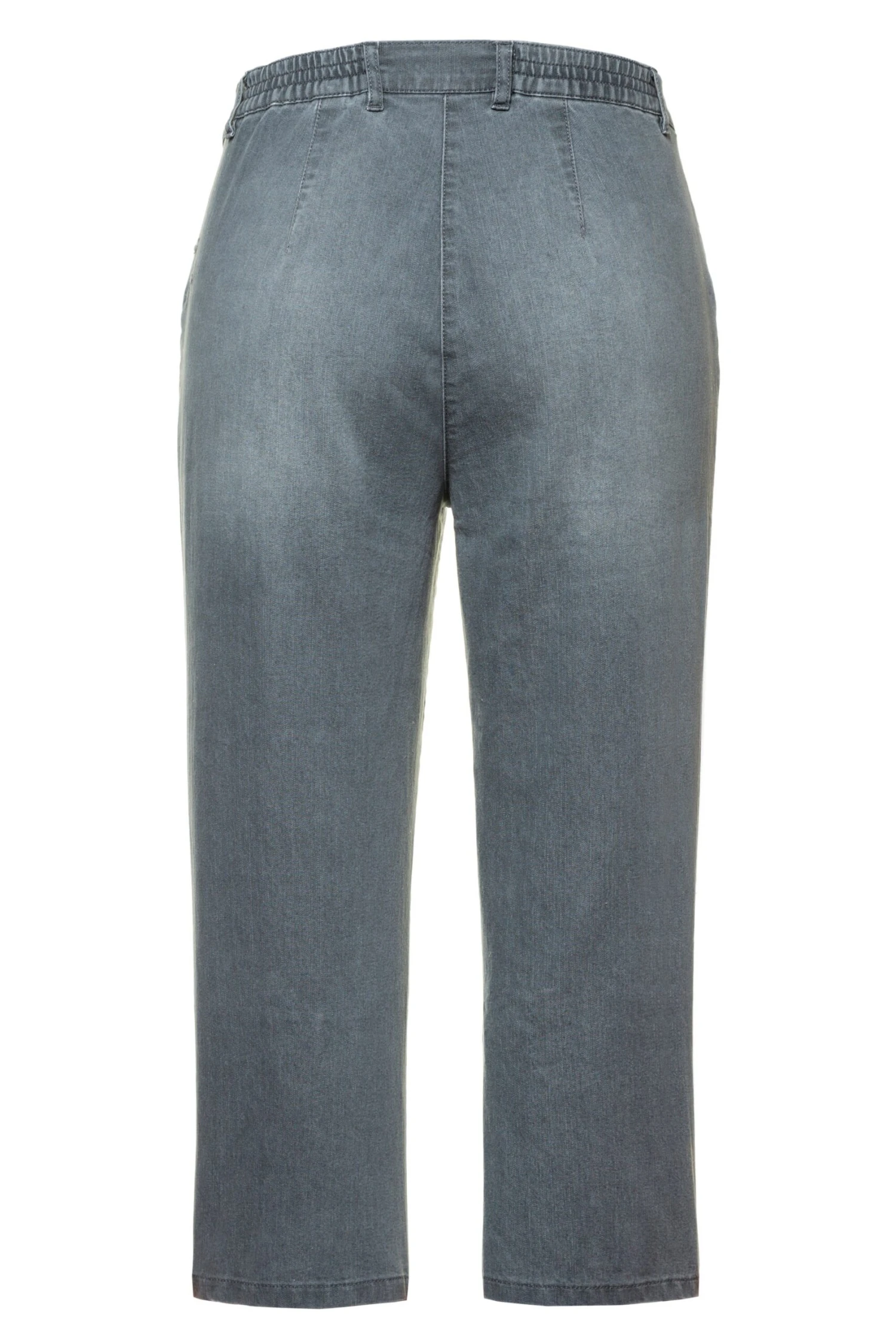 Ulla Popken Stretchjeans 7/8 In Grau – Bild 5