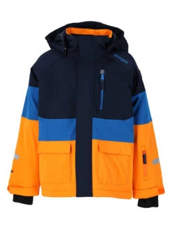 ZigZag Ski-/ Snowboardjacke "Taylor" In Dunkelblau/ Orange